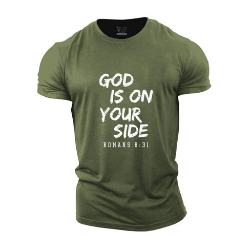 Men's God Is On Your Side Cotton T-Shirt